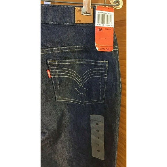 Levi's Girls Mid Rise Boot Cut Embroidered Jeans Size 16 R NWT - Picture 4 of 6